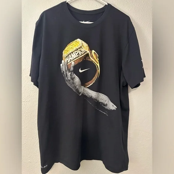 Nike Dri-Fit Lebron James NBA Finals Championship Ring T-Shirt The Nike Tee  XXL